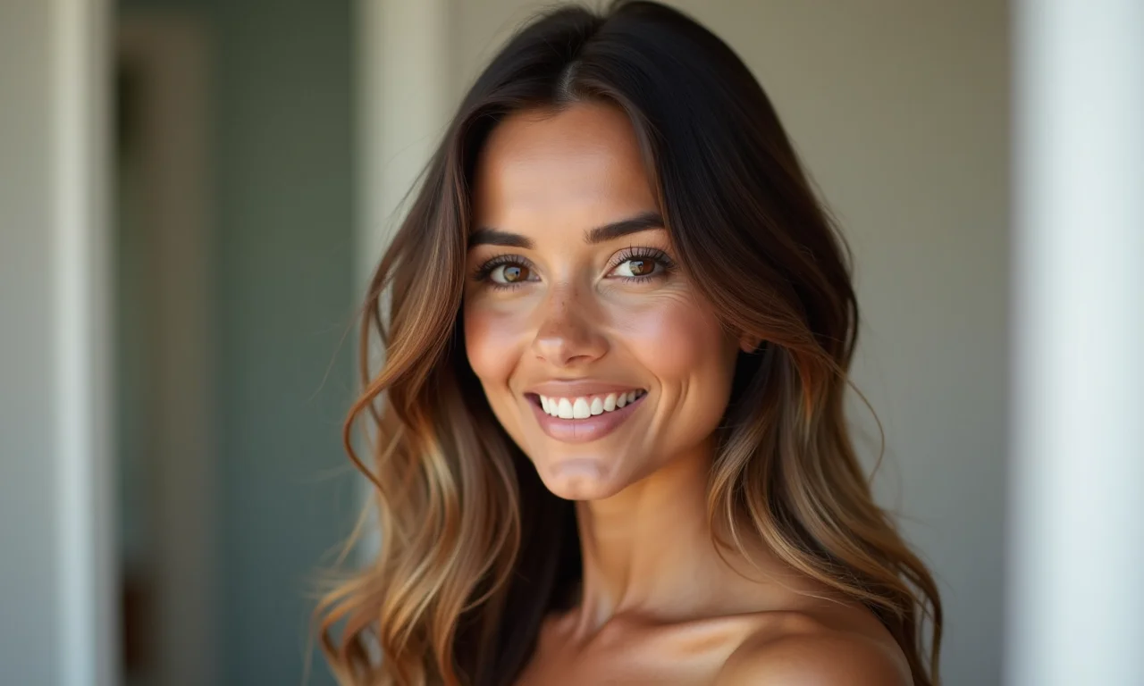 Mulher marcando no calendário a próxima sessão de corte bordado para manter o cabelo saudável.