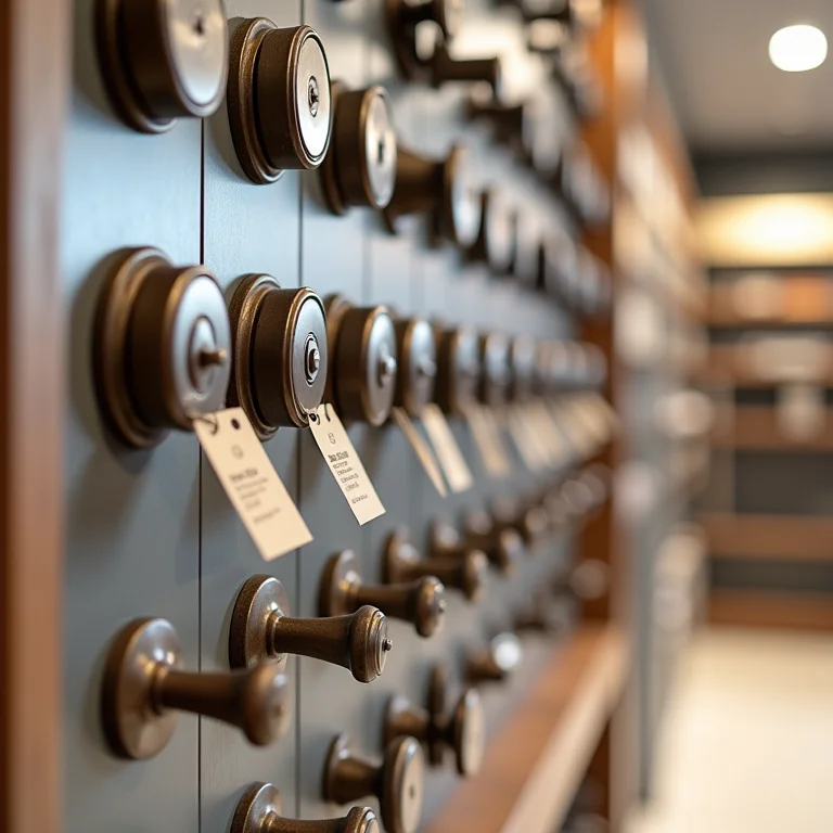 Opções de puxadores de porta e seus preços