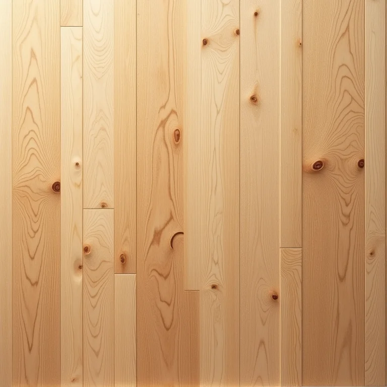 Painel de madeira Arauco com textura visível.