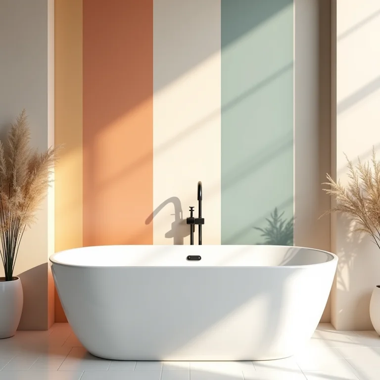 Paleta de cores ideal para decoração de banheiro infantil