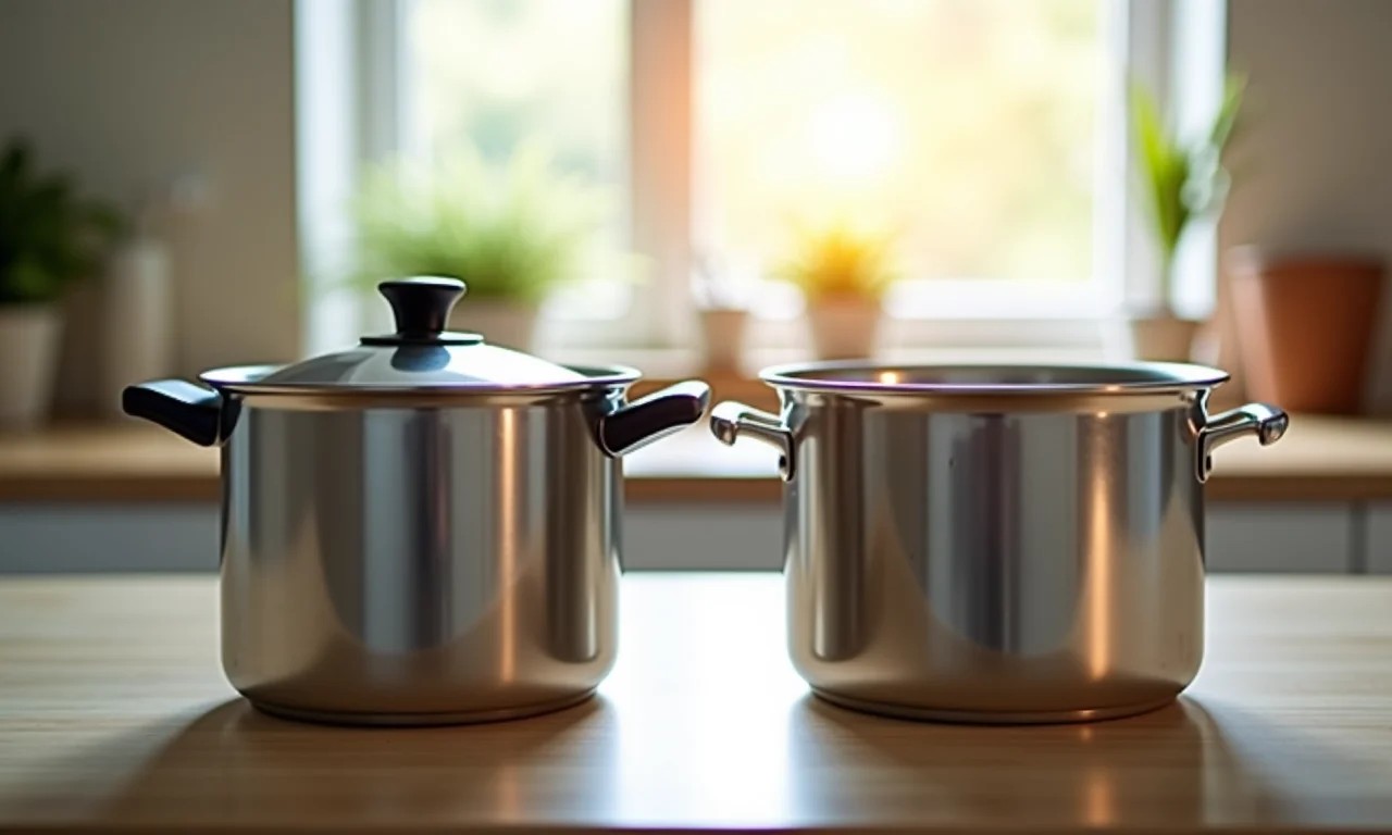 Panela de pressão versus panela normal para doce de banana.