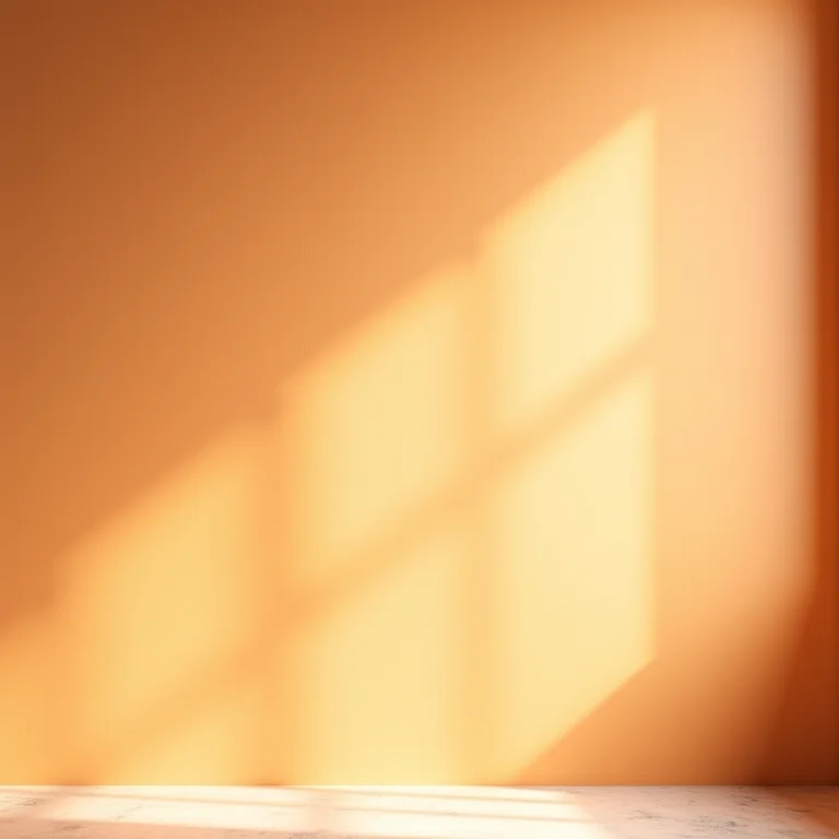 Parede com textura em tons terrosos.