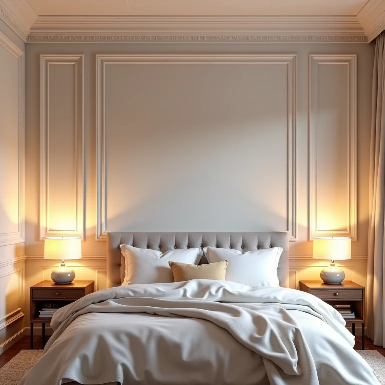 Quarto com roda-teto transmitindo aconchego e tranquilidade