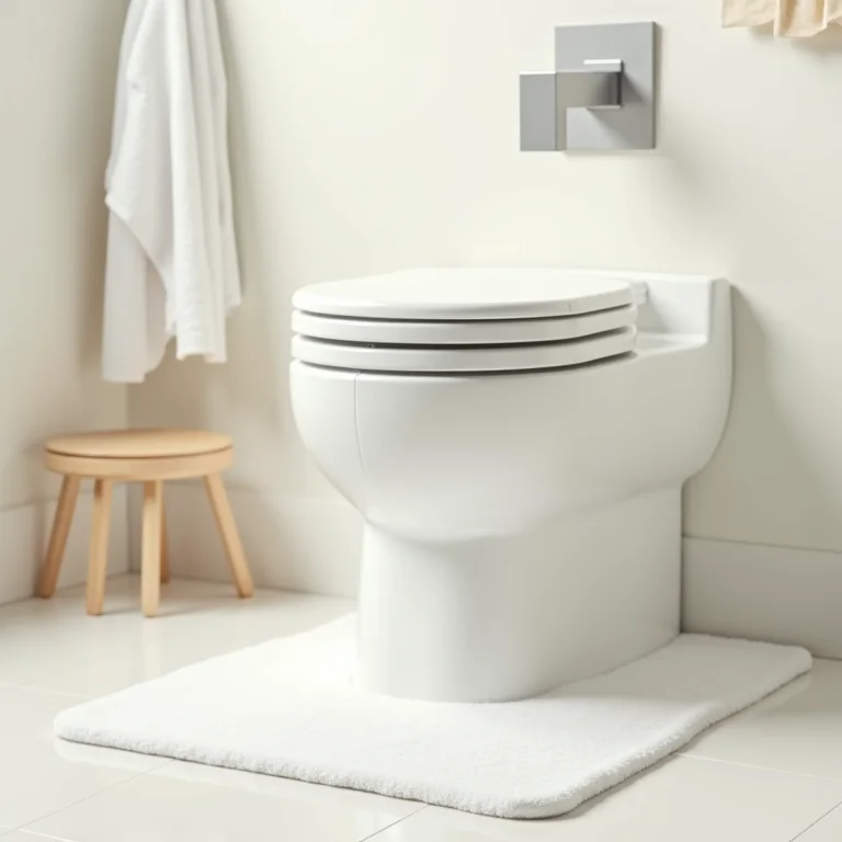 Recursos de segurança em um banheiro infantil