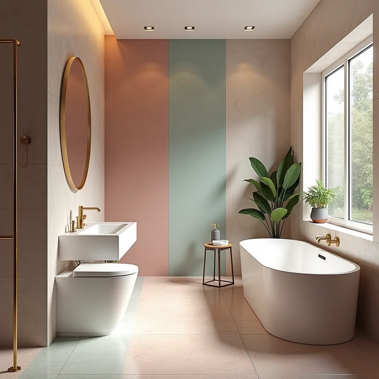 Revestimentos de banheiro inadequados