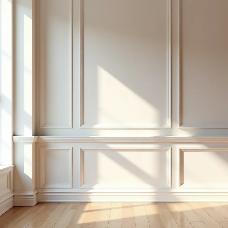 Rodapé complementando o estilo da casa