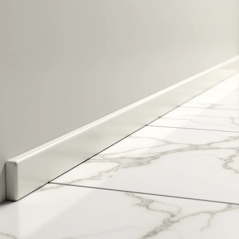 Rodapé de Cerâmica integrado ao piso