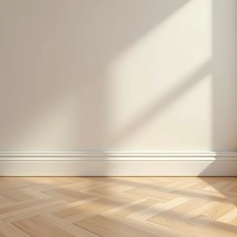 Rodapé de MDF em apartamento moderno