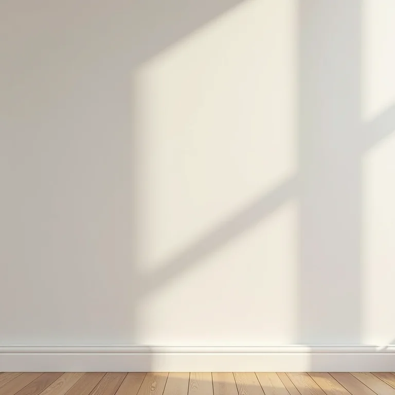 Rodapé de MDF em um apartamento moderno