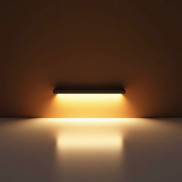 Rodapé iluminado oferecendo segurança e estilo ao ambiente