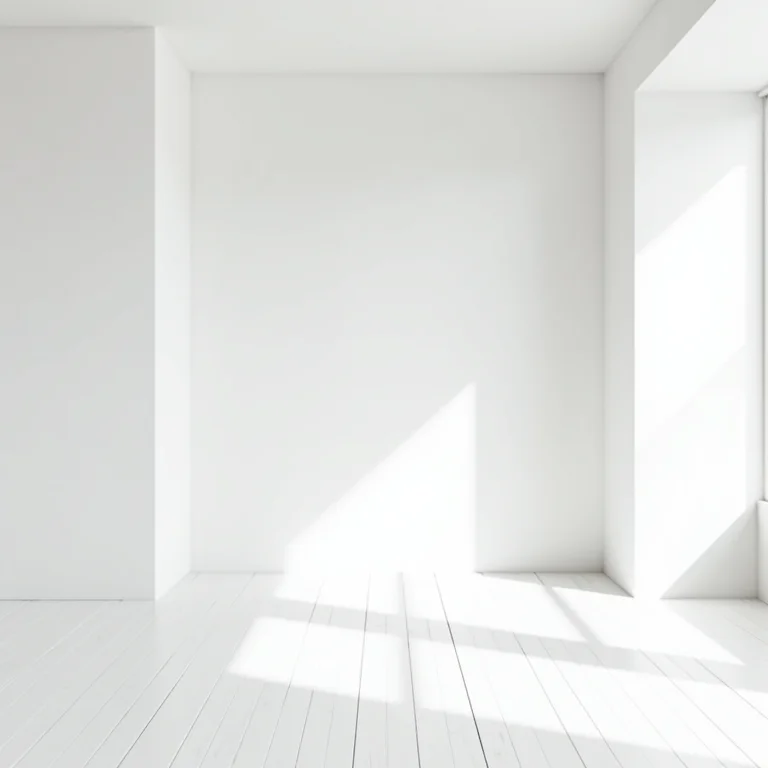 Sala branca e sem graça, exemplo de decoração escandinava mal executada.