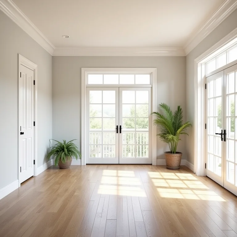 Sala de estar valorizada pela instalação de roda-teto.