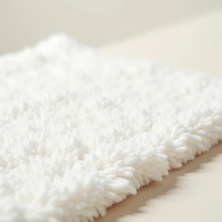 Tapete de algodão macio para banheiro