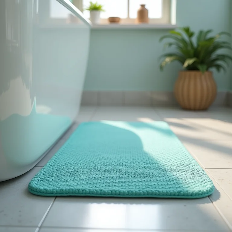 Tapete de borracha antiderrapante para banheiro