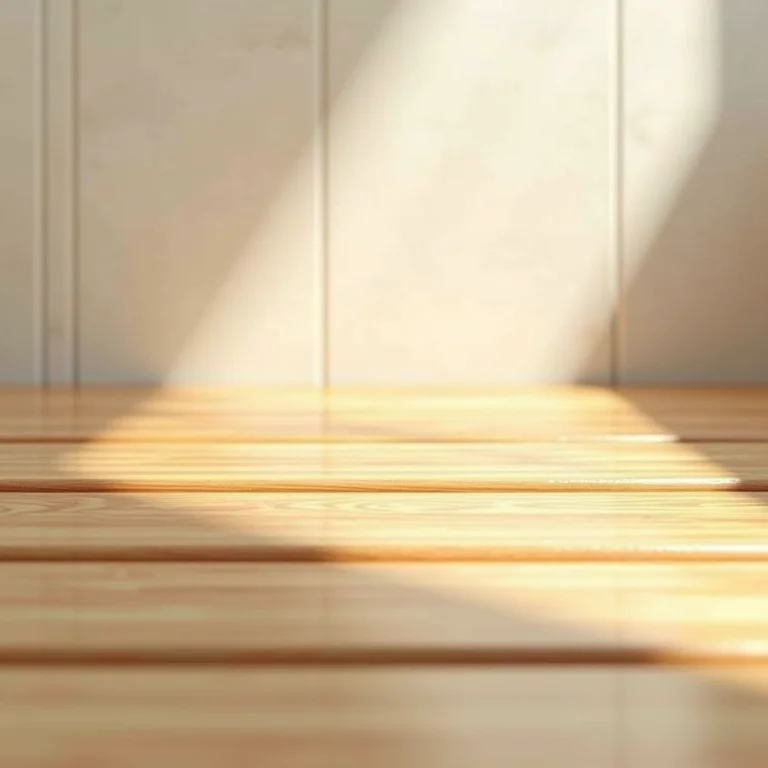 Tapete de madeira com espaços para ventilação no box, higiene