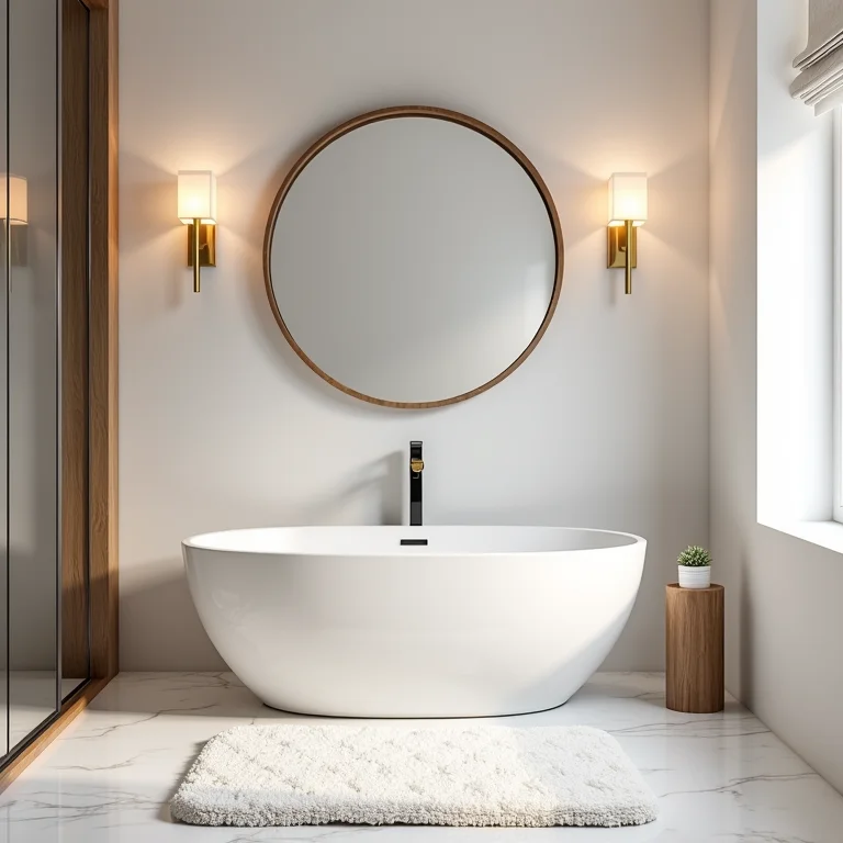 Tapetes de microfibra da Camesa em um banheiro.