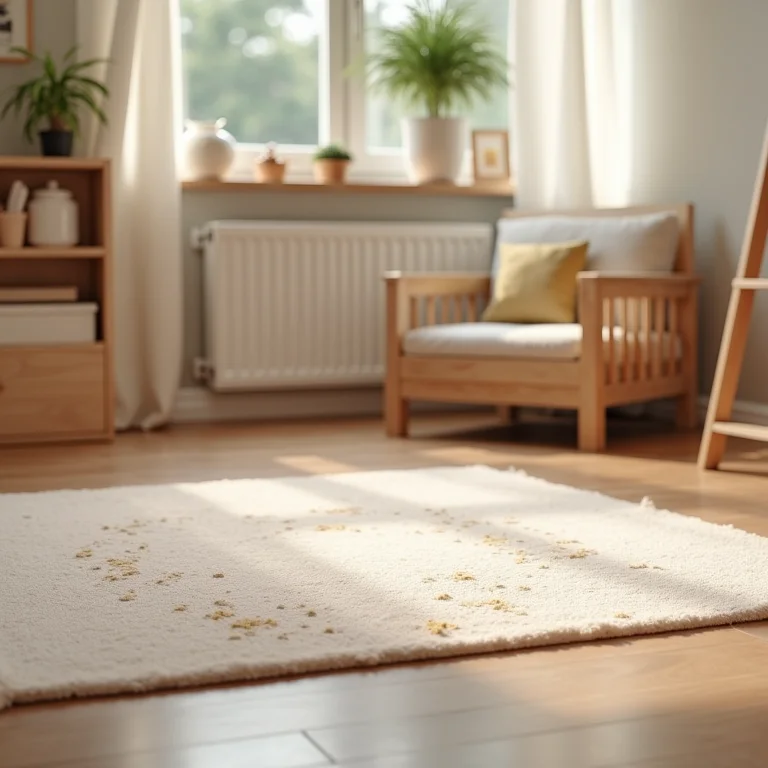 Tapetes inadequados em quarto montessoriano