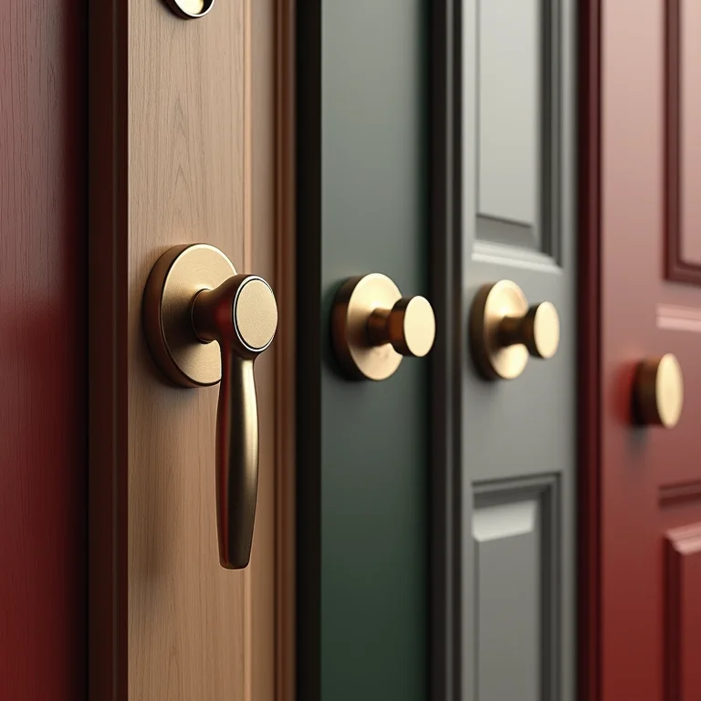 Tipos de puxadores de porta: alavanca, maçaneta e puxador