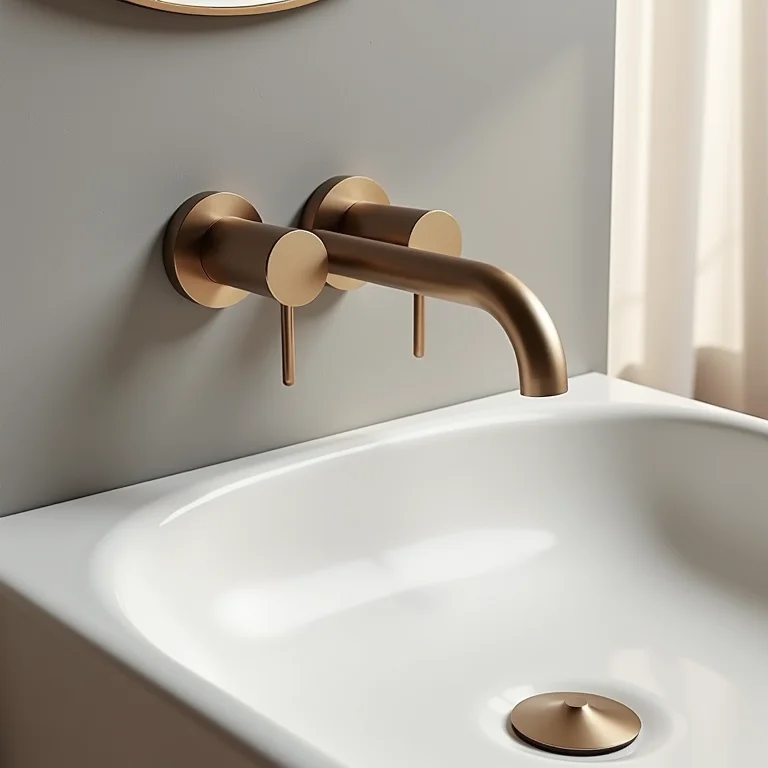 Torneira de parede com acionamento ergonômico