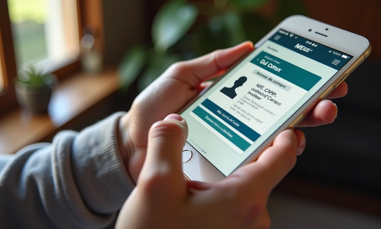 Usuário baixando comprovante CNPJ MEI pelo aplicativo no celular.