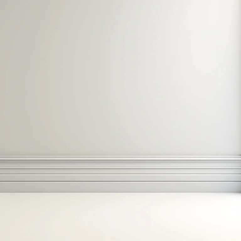 Variedade de rodapés invertidos para diferentes estilos