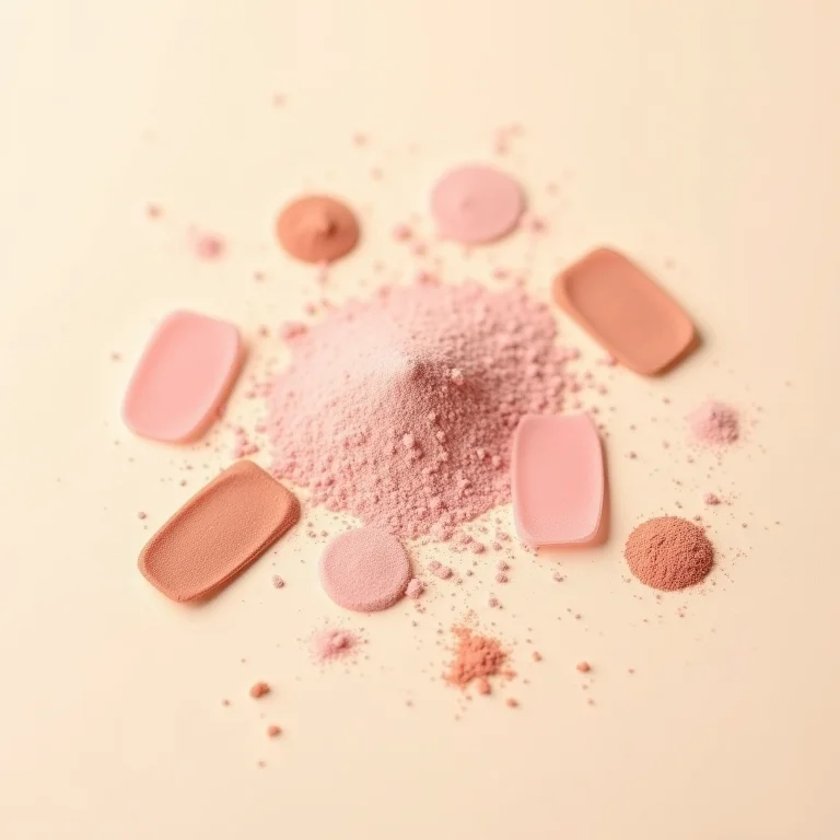 Acrílico para unhas encapsuladas em diferentes cores