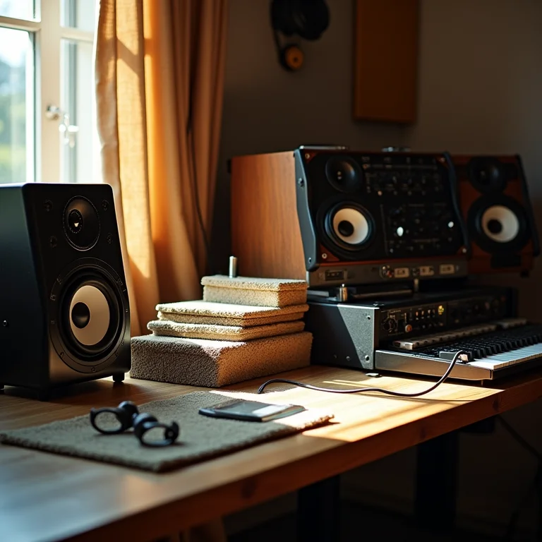 Acústica deficiente em sala de streaming