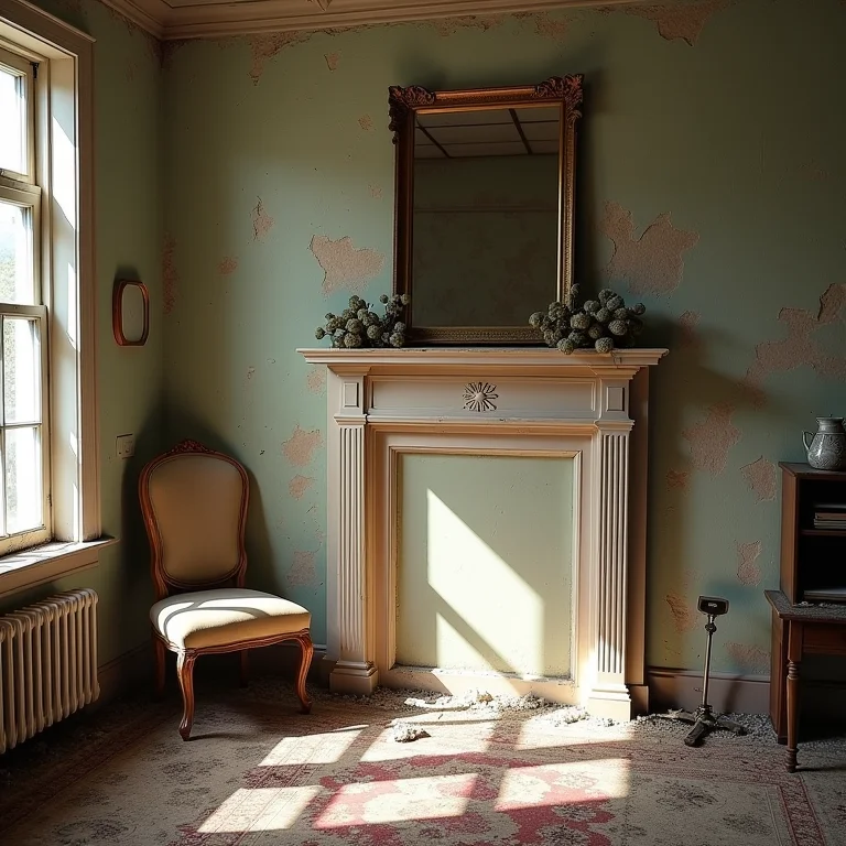 Altar doméstico negligenciado antes da reforma