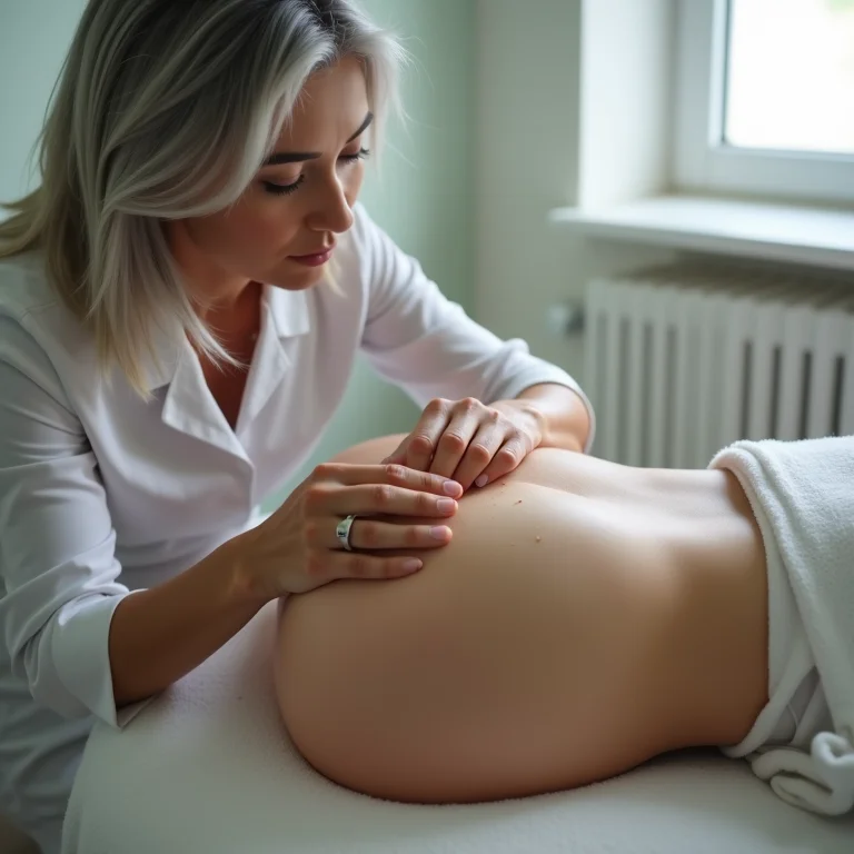 Aplicação de ácido hialurônico no bumbum