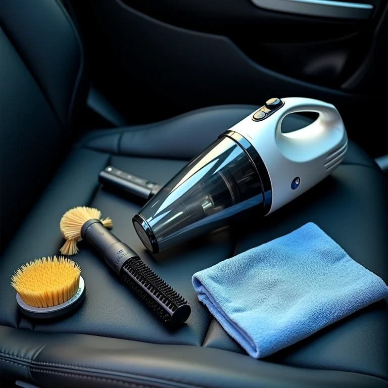 Aspirador de pó portátil e acessórios para limpeza de carro