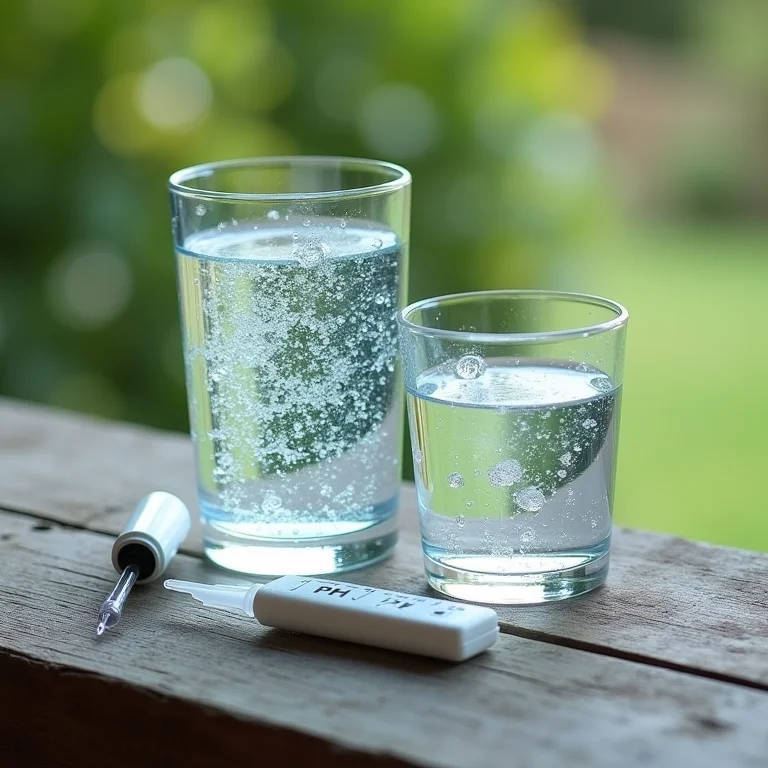 Comparação água da chuva e água purificada