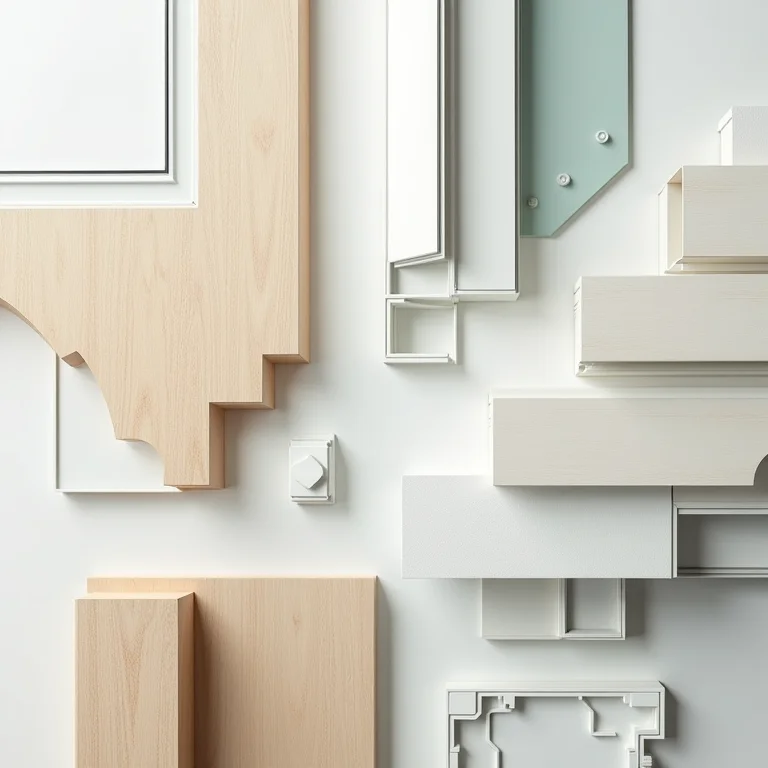 Componentes de uma janela acústica em close