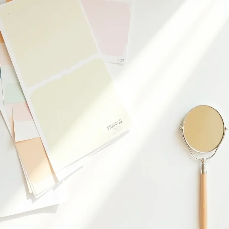 Cores claras e espelhos para ampliar espaços pequenos.