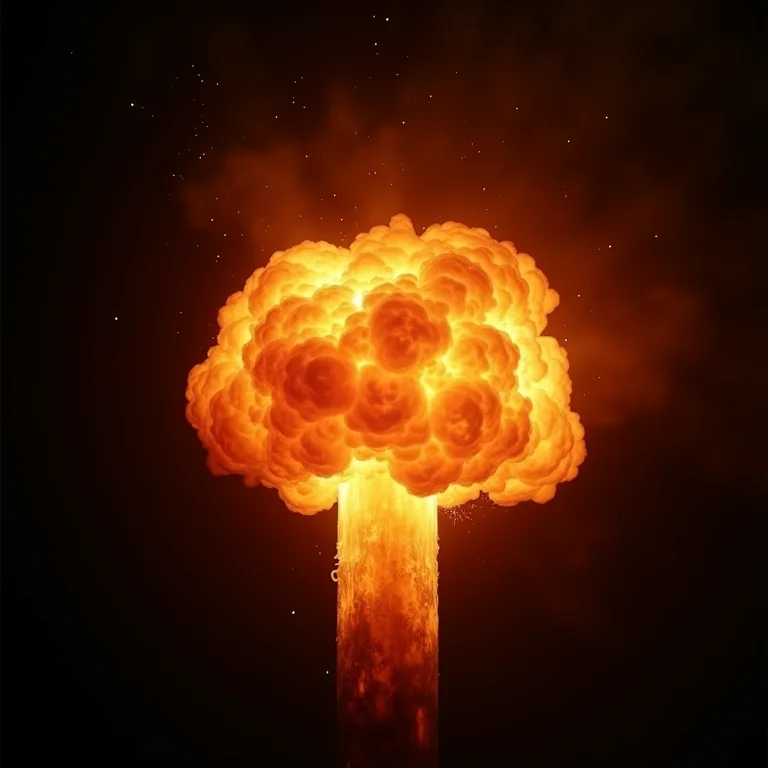 Explosão controlada dentro do cilindro do motor