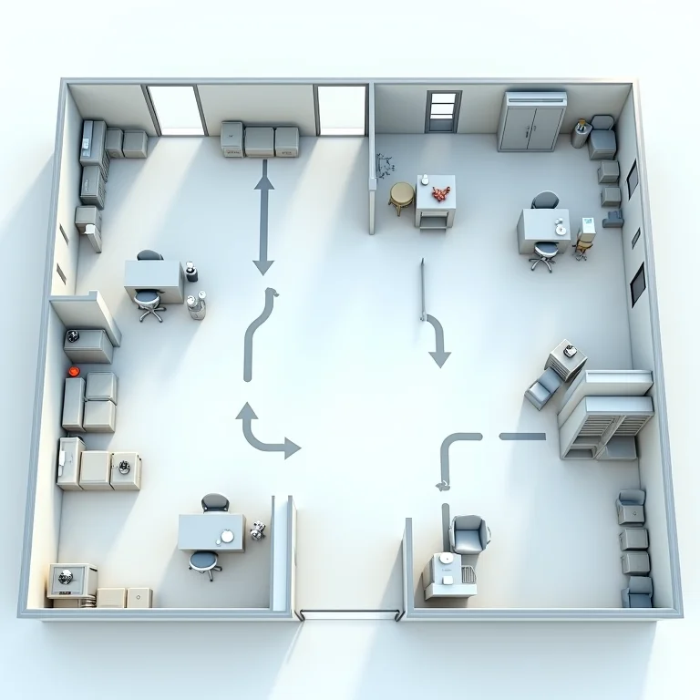 Fluxo de trabalho otimizado em clínica veterinária.