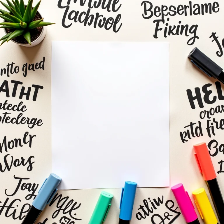 Fontes e títulos criativos para landing page