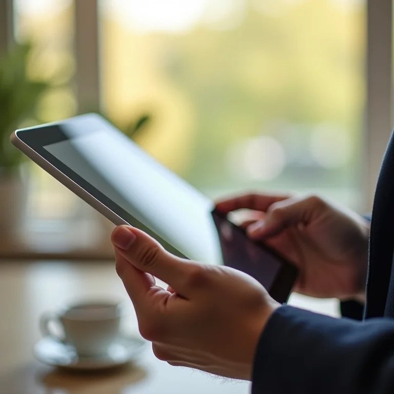 Formulário otimizado em tablet