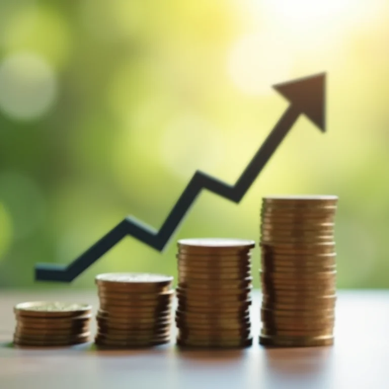 Gráfico mostrando lucro crescente do MEI