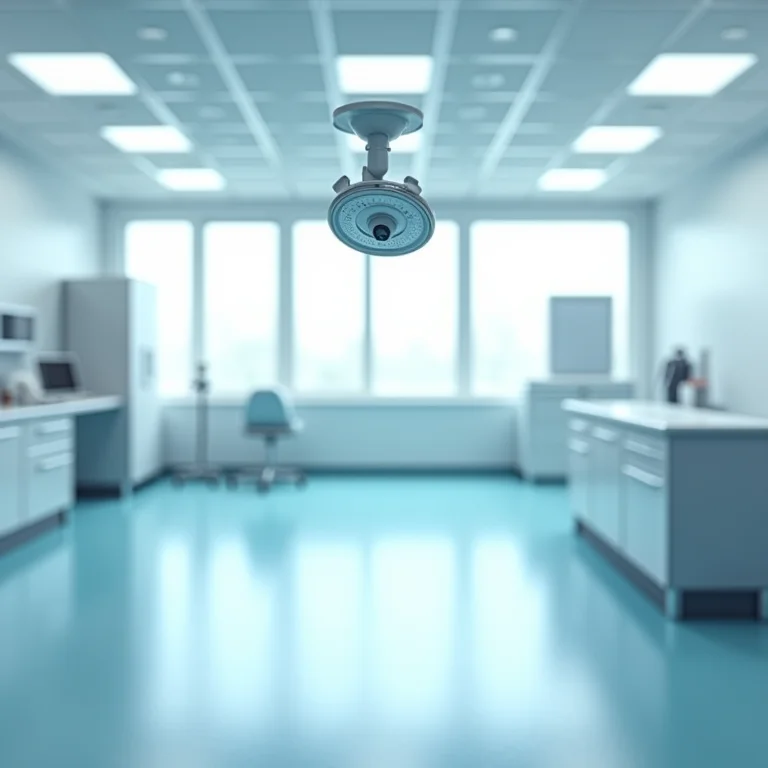 Iluminação adequada para clínica veterinária.