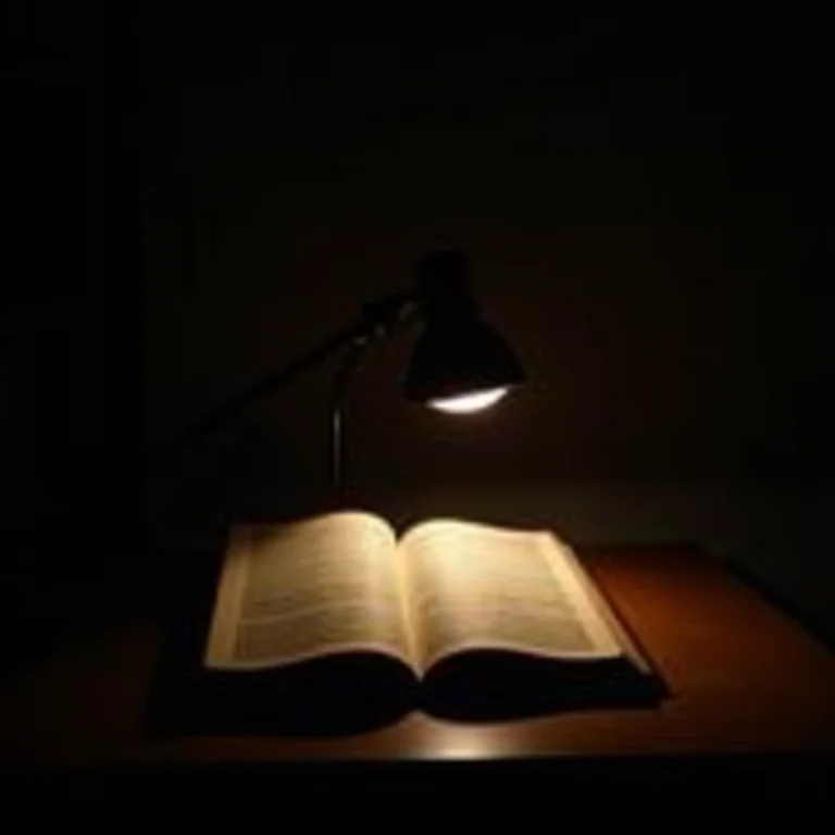 Iluminação inadequada em sala de leitura.