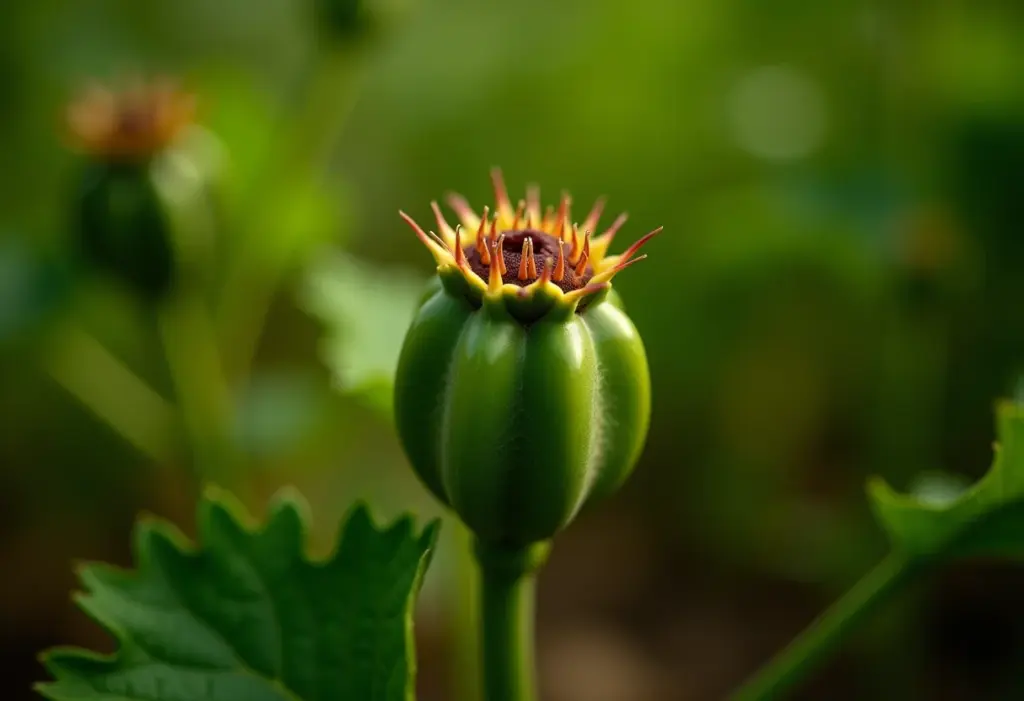 Infestação de cochonilhas em horta orgânica.