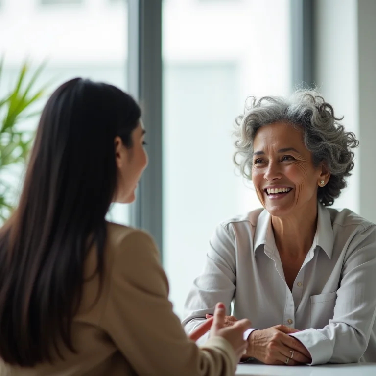 Jovem empreendedora sendo preparada para a sucessão de um MEI.