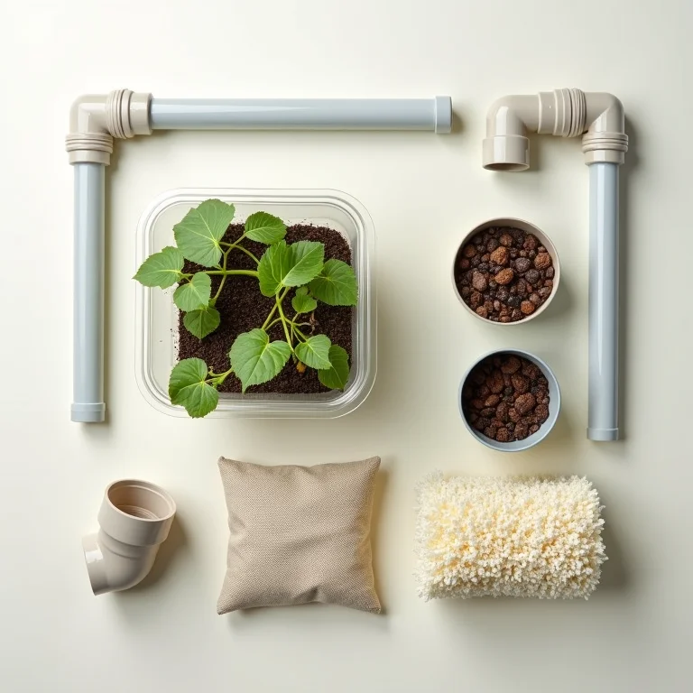 Materiais necessários para montar uma horta em sistema de mechas