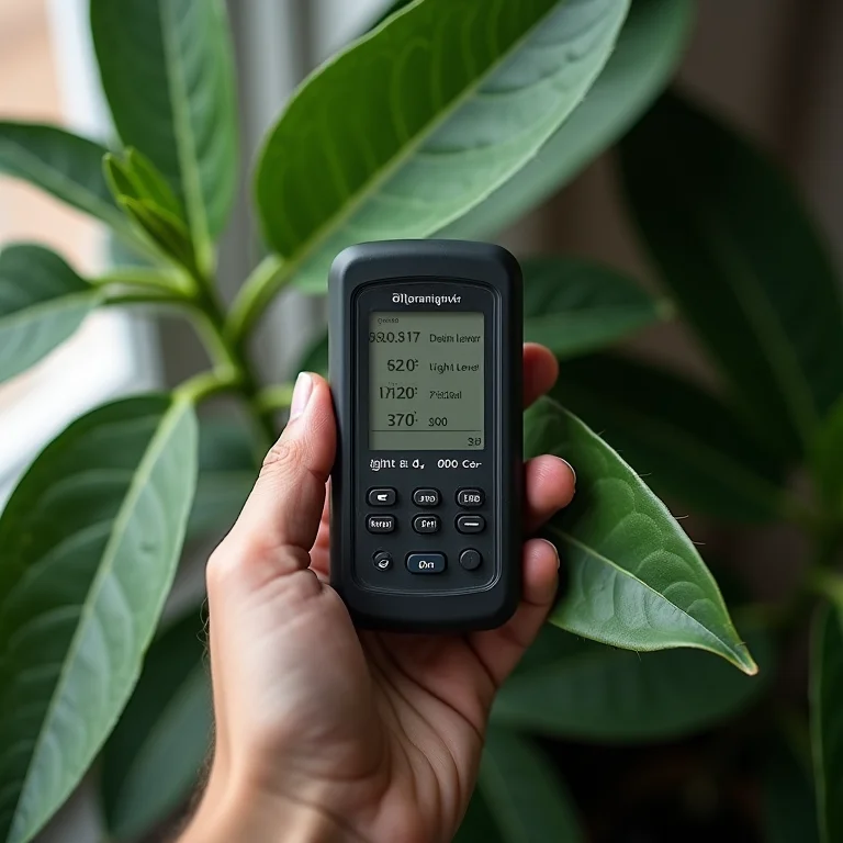 Medindo a Luz para Copo de Leite