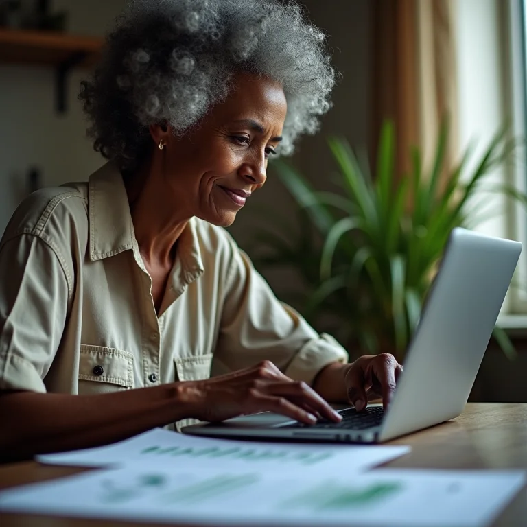 MEI controlando o fluxo de caixa no computador