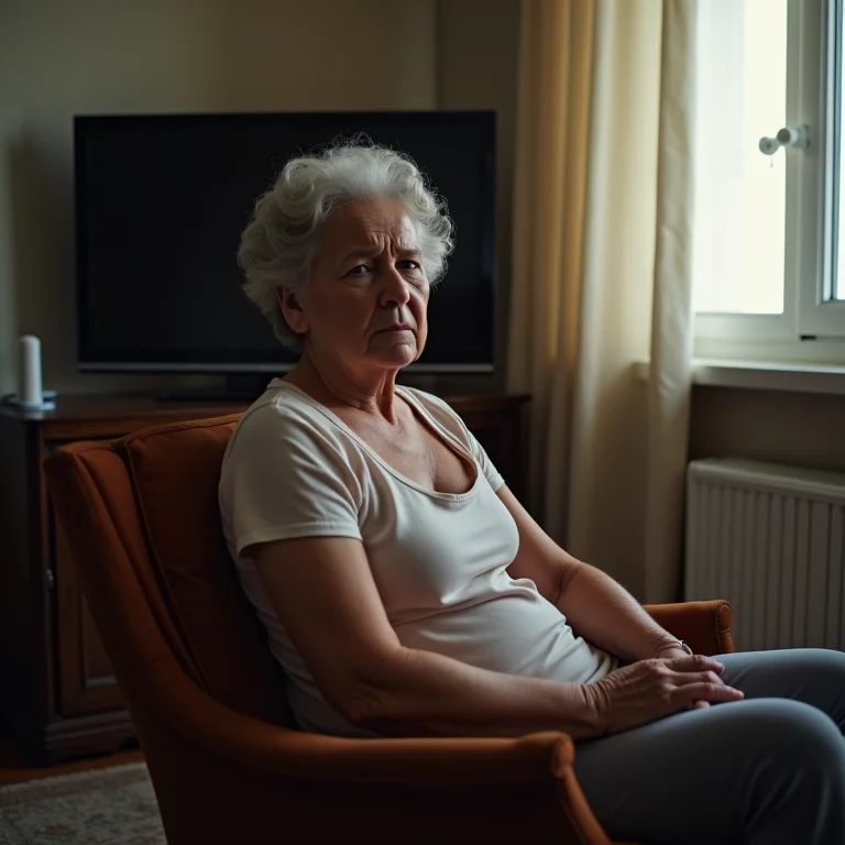 Móveis desconfortáveis em sala de TV