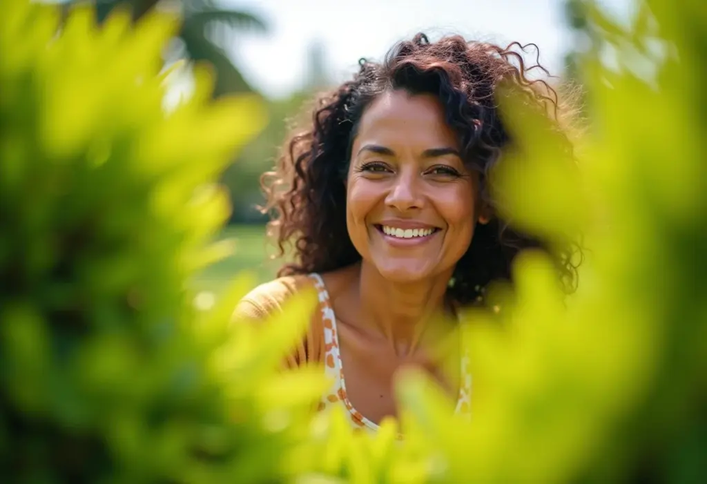 Cerca viva no jardim: o erro que você NÃO pode cometer Mulher cuidando de cerca viva exuberante
