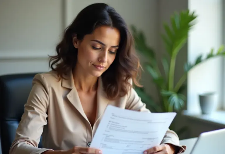 Mulher de negócios brasileira planejando a sucessão da sua empresa MEI.