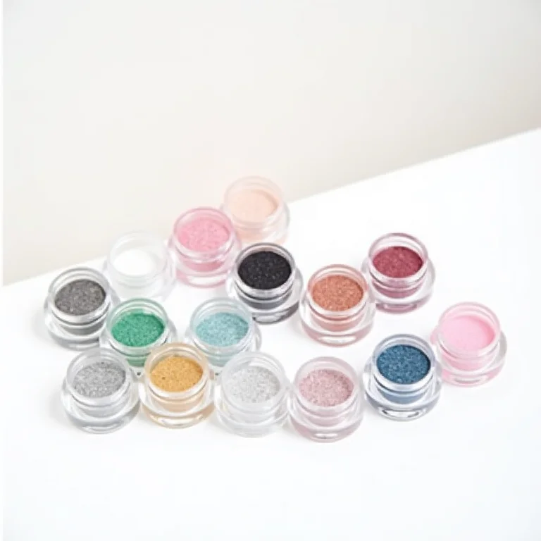 Opções de glitter para unhas encapsuladas