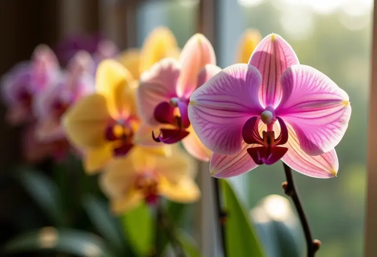 Orquídeas exuberantes em diversas cores e formas